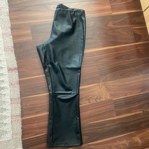 Who What Wear Faux Leather Pull on Pants
